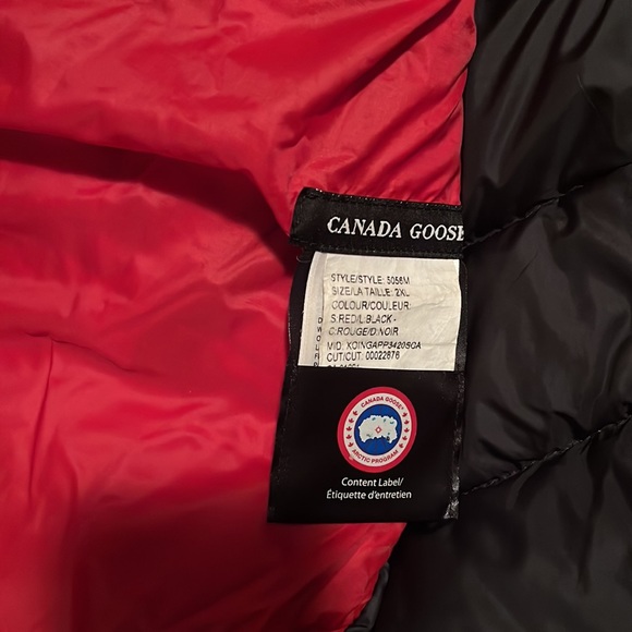 XXL red Canada goose Winter Coat men’s puffer, very warm. Zippered pockets - Picture 9 of 16